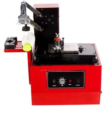 JOJIDE Machine de tampographie, Imprimante à Tampon électrique de Bureau, Machine de tampographie Ronde, Type de Protection de l'environnement, imprimante à Encre, Machine d'impression Thermique