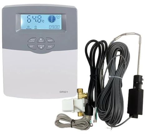 Controlador Actualizado SR500 Controlador Inteligente De Calentador De Agua Solar SR501 For Sistema Solar Integrado Sin Presurización Con Sensor(3KW Version)