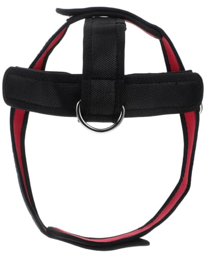 JECOMPRIS Equipo de Fitness para Entrenamiento de Cabeza y Cuello Correa Ajustable y Arnés Compacto, Adecuado para Ejercicios en Casa