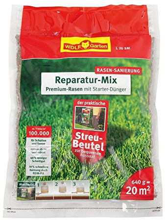 Wolf Premium-Rasen plus Aufbau-Dünger L 20 SM