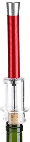 Zerone Sacacorchos de aire, sacacorchos a presión de aire, bomba de botella para vino (rojo)