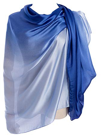 CYZLANN Damen-Schals, 100% Seide, lange, leichte Schals für Damen