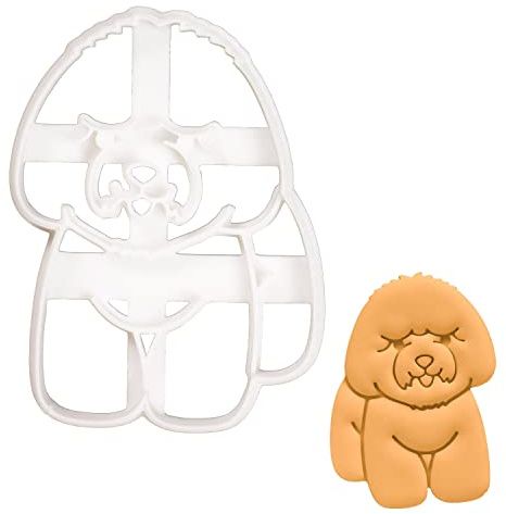 Bichon Frise Körper Ausstechform, 1 Teil, Bakerlogy