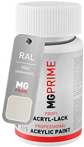 MG PRIME RAL 9002 Grauweiss/Grey white seidenmatt Lackstift 50 ml schnelltrocknend