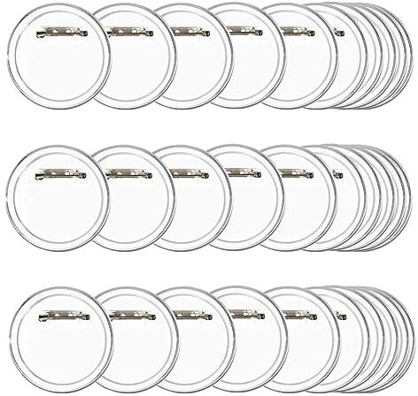 30-teiliges Anstecknadel-Design, 6 cm, transparent, für Bastelarbeiten und Bastelarbeiten von Kindern