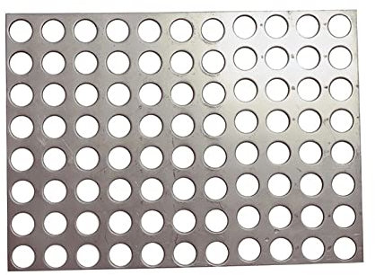 LXBAMKEA 1/2/3/4 Piezas Acero Inoxidable Ronda Hojas Perforadas, Espesar 0,8 MM Balcón Red De Protección, Ventana Anti-Robo Anticaída Almohadilla De Malla, Decorativo Pantalla Rejillas (Color : 4 PCS