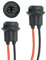 L & P Car Design 2x T10 W5W Fassung Stecker Lampenfassung Standlicht Parklicht Glas Sockel Glassockel Stecksockel W3W WY5W W2,1X9,5D für Lampen Glühlampen Glühbirnen