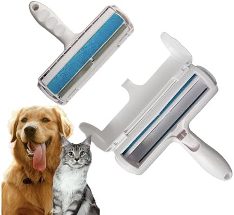 Brosse Anti Poil Chat Chien, Brosse Ramasse Poil, Enlève Poils Animaux, Rouleau à Peluches, Brosse Pour Chat Poil Court, Peigne Chien Poils Longs, Brosse à Poils, Brosse Tapis Voiture