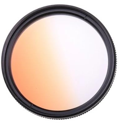 Filtre de Couleur for Appareil Photo, Filtre de Couleur, dégradé réglable, Rouge, Bleu, Vert, Orange, Violet, Jaune, Accessoires for Appareil Photo, Filtre d'objectif de Protection (Size : 77mm, Col