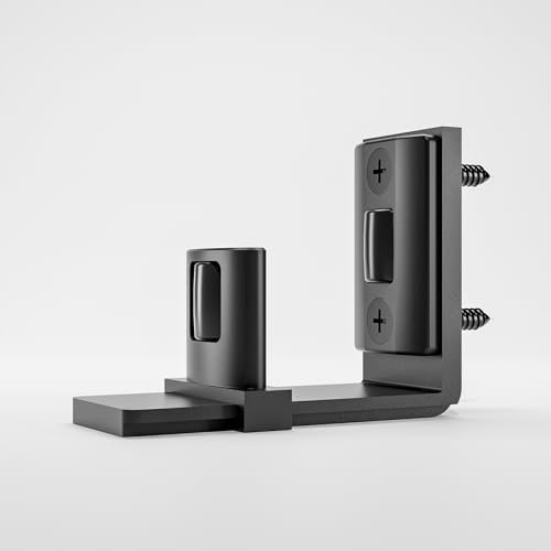 CCJH Adjustable Floor Guide Wall/Door Bottom Guide Sliding Barn Door Guide Hardware Black Plate Style