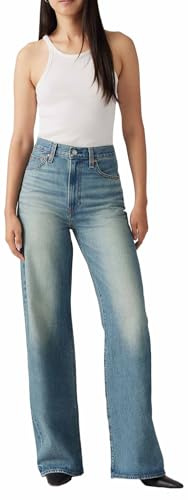 Levi's Ribcage Wide Leg Jeans för kvinnor, Tint Story, 32W / 34L