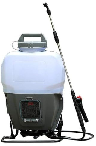 Nebulizador de mochila eléctrico, pulverizador de presión de acción de bomba inalámbrica de 15 L/4 gal, batería de litio recargable, boquilla ajustable, pulverizador de jardín for jardinería y limpiez