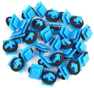 Hihaha 30pcs Rivetto Plastica Blu Bumper Fastener Clips 87756-1F000 Materiale Durevole