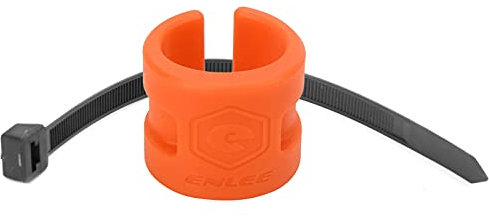 Fuerdich Gummi-Kettenschutz, Fahrrad-Kettenstrebenschutz, Fahrradrahmenschutz, Schutzpolster für Mountainbike, Rennrad, Radfahren (Orange)