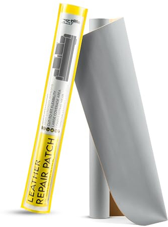 ZEFFFKA Lederreparatur-Patch 40.6 x 150 cm Selbstklebendes Lederband Schnelle Anwendung Einfach zu verwenden Große Abdeckfläche Langlebiges Material für Möbel, Autositze, Sofas, Jacken und mehr