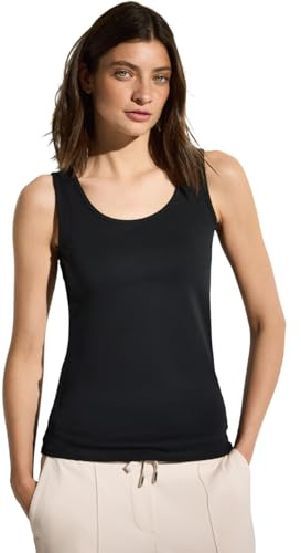 Cecil Damen Basic Top mit Rundhals aus Baumwolle