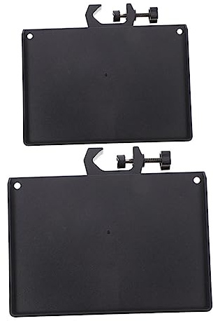 SMASOLO 2Pcs Microphone Support Trays Mic Stand Holders for Streamers Multifunctional Sound Card Storage Mobile Bank Snack Organizer