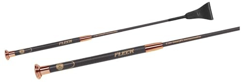JA Horse JA0029 Fleck Carbon Ultralicht Springgerte Pferd Reiten Gerte (Rosegold, 50 cm)