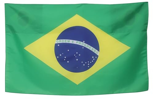Ciieeo Cape Drapeau de Football Brésil en Polyester, Tenue Brésilienne Légère et Résistante, Accessoire Fan pour Matchs et Événements Sportifs, Drapeau Supporter Taille Unique, Vêtement
