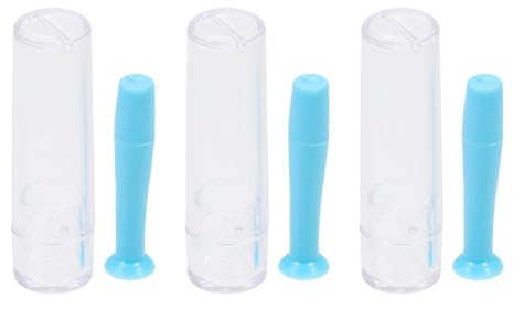 PACKOVE Herramienta para Poner y Quitar Lentillas de Silicona Antideslizante Portátil Ventosa para Lentes 3 Piezas Adecuado para Viajes y Vacaciones