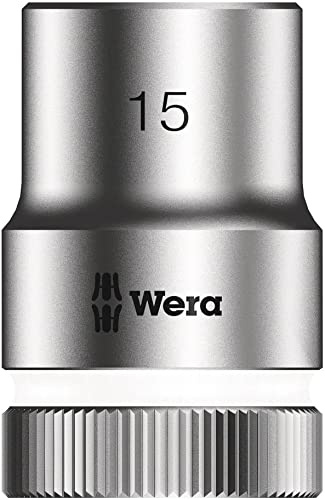 Wera 05003606001, 8790 HMC Zyklop-Steckschlüsseleinsatz mit 1/2-Antrieb, 15.0 mm