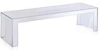 Kartell Invisible Side, Cristallo, H 31.5 cm