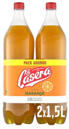 Alimentation - Boisson rafraîchissante La Casera Orange (2 x 1,5 L)