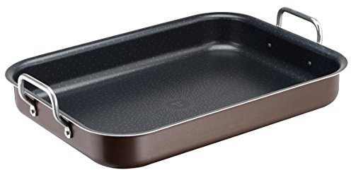 Tefal J1605902 Success Auflaufform, professionell, mit Griffen, aus Aluminium, braun, 27 x 37 x 4.5 cm