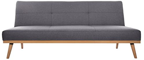 Atmosphera - Schlafsofa Dohan 3-Sitzer - Dunkelgrau