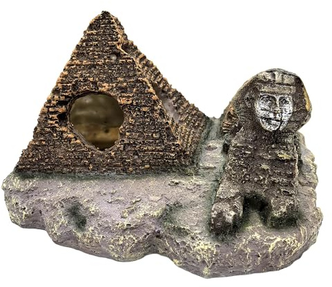 M2cbridge Aquarium-Dekoration, Schloss, Schiffswrack, Ornament, Unterwasserlandschaft (ägyptische Pyramide)