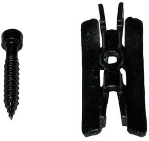 woodstore24 Universal Verbindungslips Set/Stahlclip groß, 250 Befestigungsclipse + 250 Schrauben + Langbit für WPC und BPC Terrassendielen