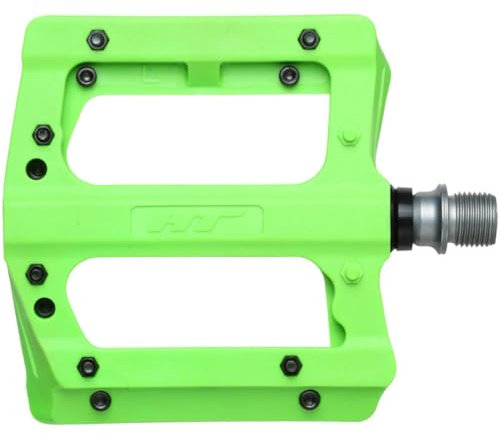 HT Components PA12A Pedale – Plattform Aluminium 9/16 Grün