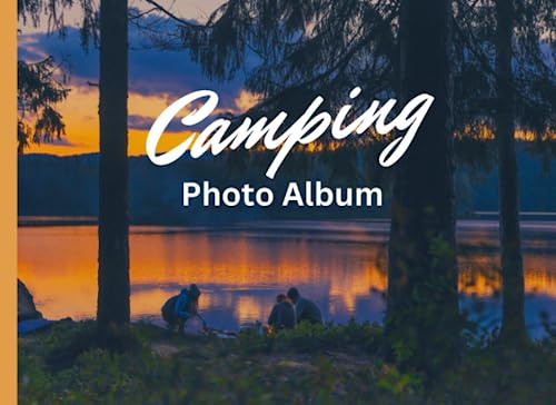 Camping Photo Album: Summer Camp Autograph Book - Keepsake Memory Book for Kids with Blank Unlined Pages - Collect Special Messages and Signatures from Friends