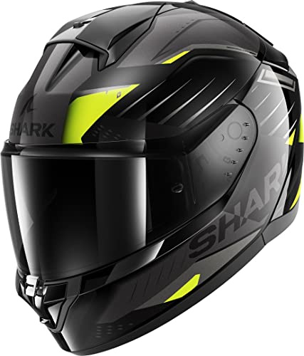 SHARK, RIDILL 2 BERSEK Integral Motorcycle Helmet Black/Green KGA, XL