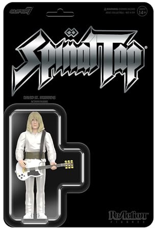 Super7 Spinal Tap David St. Hubbins - 3.75 This is Spinal Tap Action Figure with Accessory Heavy Metal Collectibles and Retro Toys