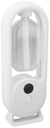 Xiuganpo Dispensador automático de ambientador aerosol, 5 niveles regulables, montaje pared o autónomo para hogar baño oficina hotel