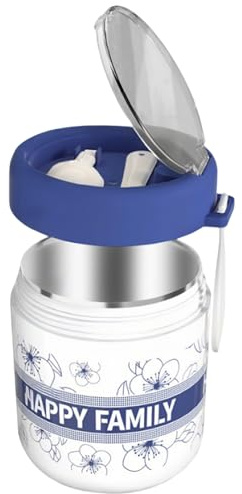 Generico Barattoli Per Yogurt E Cereali - Contenitore Isolato Termico per Zuppa,Barattolo Pranzo Antigoccia per Scuola, Lavoro e Spostamenti