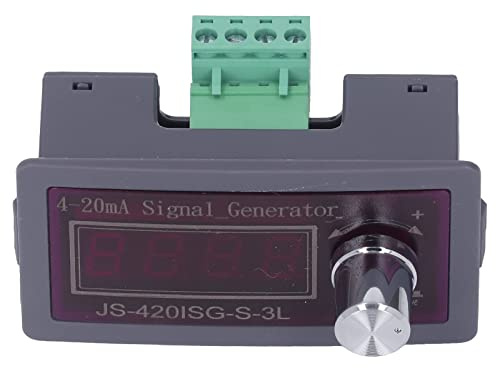 Hiraith Générateur de Signal de Tension de Courant de 4 à 20mA avec Interface D'alimentation de Batterie Simulator Analogique Réglable Affichage à 4 Chiffres