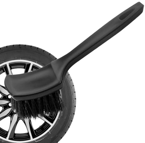 Spazzola per Cerchioni Auto,Setole Dure per Pulizia Ruote - Attrezzi di Pulizia per Lavaggio Esterno - Ideale Autista Uomo Donna
