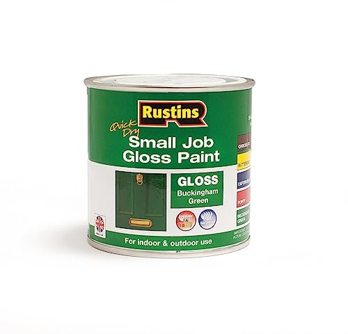RUSTINS Small Job Gloss Paint Buckingham Green 250ml