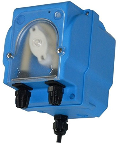 Bomba dosificadora peristáltica con caudal ajustable para dosificación detergente modelo MP2-R – 1,5 l/h 230 Vac, tubo membrana Santoprene