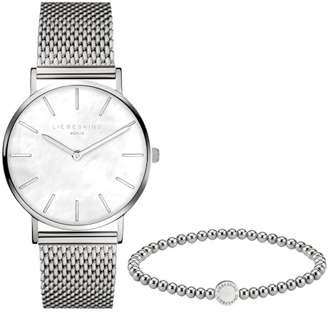Liebeskind Berlin Damen Geschenkset aus Uhr und Schmuck – Elegant & modisch Geburtstags- und Valentinstagsgeschenk