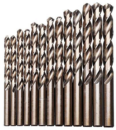 DIMENXONG Bricolaje y Herramientas M42 HSS Broca Set 3 Borde Cabeza 8% de Cobalto de Alta Taladro de Broca helicoidal de Acero Inoxidable Madera Metal Perforación (Size : 19pcs Drill Set)