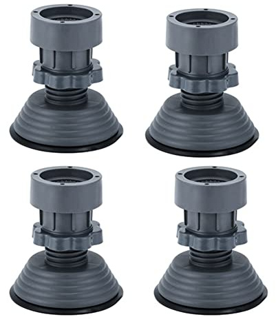 4PCS Adjustable Washing Machine Rubber Feet for PADS Anti-Skid Anti Vibration Mat Washing Machine Mat Shock Absorber Slip Noise Cancelling B