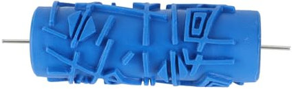 Rodillo de Pintura con Patrón de Goma de 5 Pulgadas, Rodillo de Textura de Arte Decorativo Reutilizable, Plantilla de Rodillos de Pintura con Dibujos de Pared para Decoración del