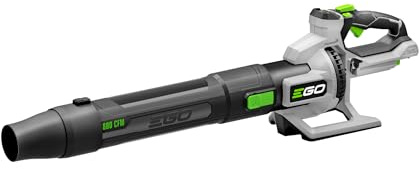 EGO Power+ LB8800 880CFM 200MPH - Soplador de Hojas de Fibra de Carbono con Pantalla Digital, boquillas cónicas y extendidas Incluidas, batería y Cargador no incluidos.