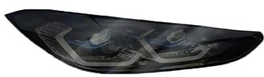 Pellicola Protettiva per Fari Auto per BMW i4 G26 2022 2023 M50,per Fari Auto TPU Trasparente Protezione Adesivi.,Blackened