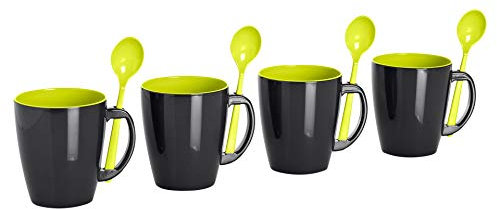 Gimex Henkelbecher Lime 300 ml 4er Set