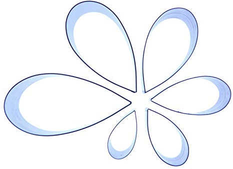 Dahlia Cutter Set (Set of 6) Type 2 - Stainless Steel - Flower Petal