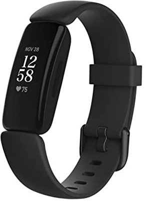 Fitbit Inspire 2 Health & Fitness Tracker with 1-Year Fitbit Premium Included, 24/7 Heart Rate & up to 10 Days Battery, Black